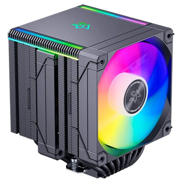 Cooler Snowman MT880 V4, preto, vista em perspectiva.