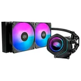 Cooler Cooler Master MASTERLIQUID CORE NEX, vista em perspectiva.