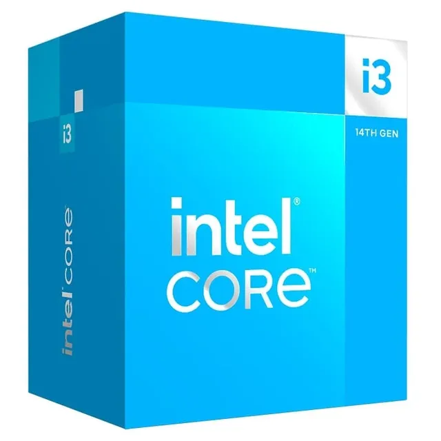 Embalagem do processador Intel Core i3-14100