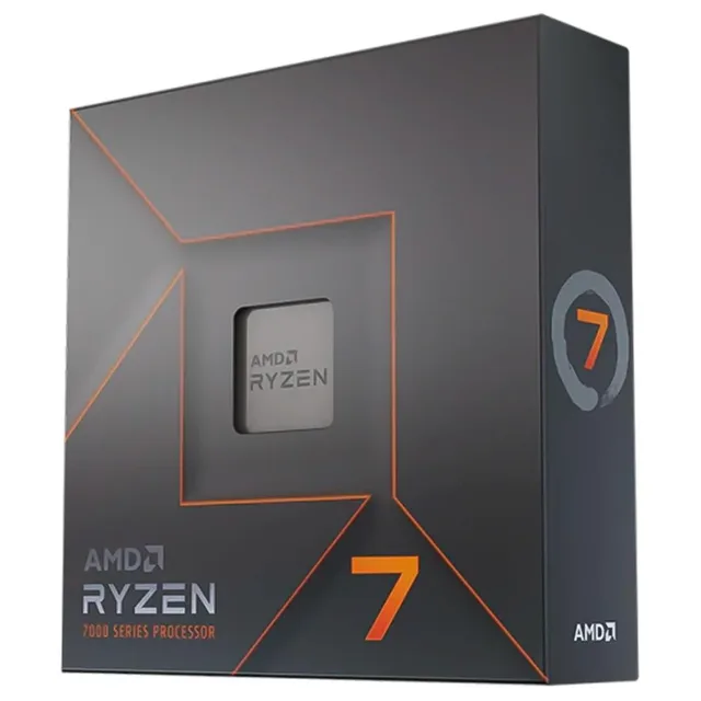 Caixa AMD Ryzen 7 série 7000, anúncio exato Ryzen 7 7700X