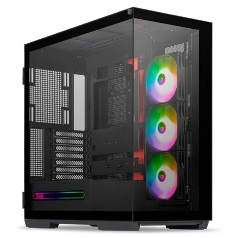 Gabinete Pichau Voyager One, variante Preto, vista principal