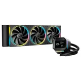 Cooler DeepCool LM360, vista em perspectiva.