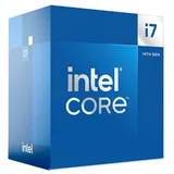 Embalagem azul do processador Intel Core i7 de 14ª geração.