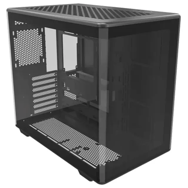 Gabinete Cooler Master Elite 600, vista frontal e lateral
