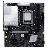 Placa-mãe MSI PRO H810M-B, vista frontal, sem perspectiva