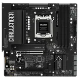 Placa-mãe ASRock B850M Challenger, vista frontal, sem perspectiva