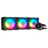 Cooler Acegeek TEMP C360, preto, vista em perspectiva.