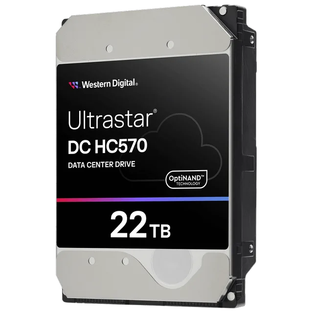 Armazenamento Western Digital Ultrastar DC HC570, vista principal