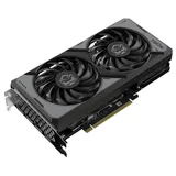 Placa de vídeo PCYes GeForce RTX 5060 Ti Dual Fan 16 GB, 16 GB, vista frontal das ventoinhas
