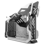 Gabinete Mloong Megalodon, variante Branco / Preto, vista principal