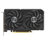Placa de vídeo ASUS Dual Radeon RX 9060 XT 16 GB, 16 GB, vista frontal das ventoinhas