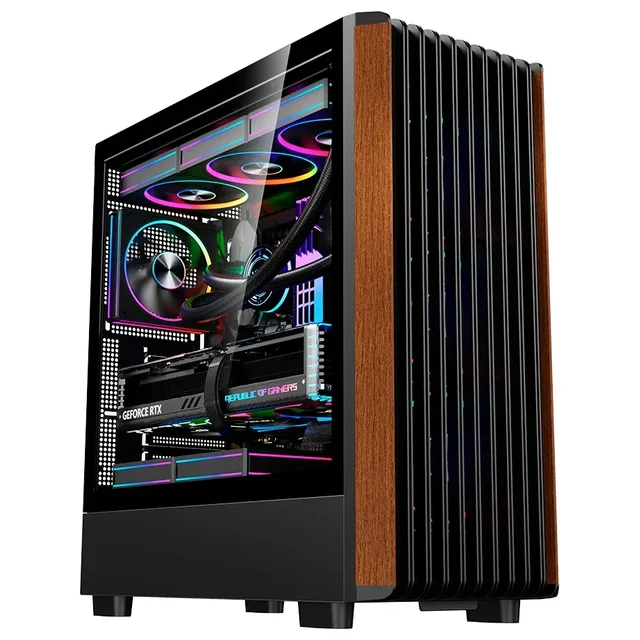 Gabinete Liketec Pinos, vista frontal e lateral
