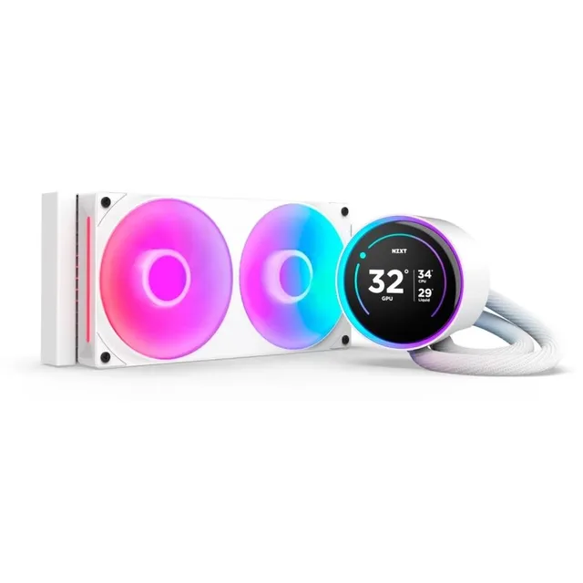 NZXT Kraken Elite 240 RGB, vista em perspectiva