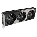 Inno3D GeForce RTX 5080 X3, vista frontal das ventoinhas.