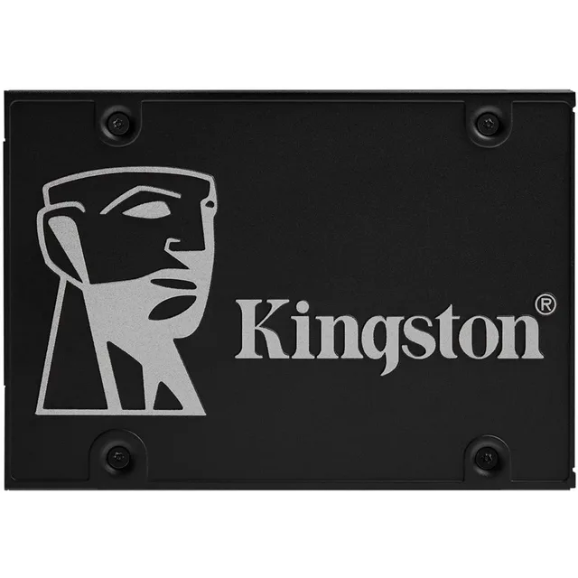 Kingston KC600 1 TB, vista traseira sem etiqueta