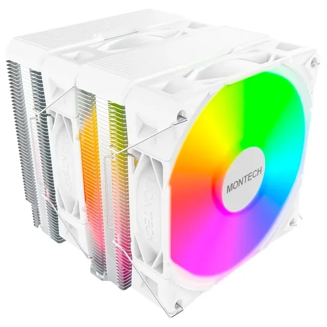 Montech NX600 ARGB, vista em perspectiva