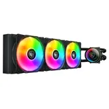 Cooler Cougar POSEIDON ELITE ARGB 360, vista em perspectiva.
