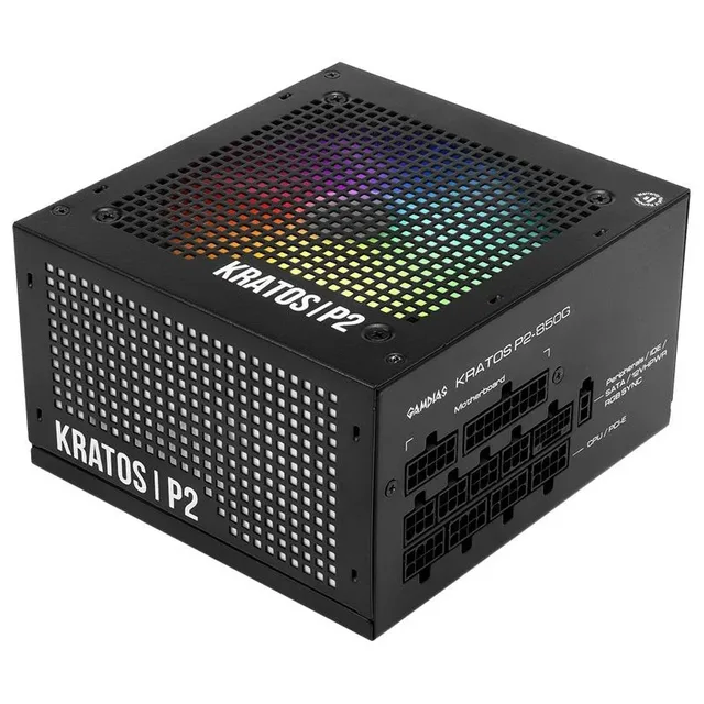 Gamdias KRATOS P2-850G 850 W, vista em perspectiva