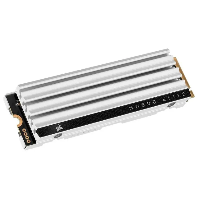 Corsair MP600 ELITE para PS5 Branco 1 TB, vista da etiqueta