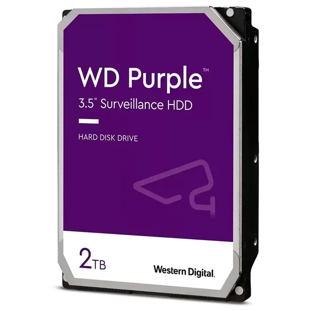 Western Digital WD Purple 2 TB, vista da etiqueta