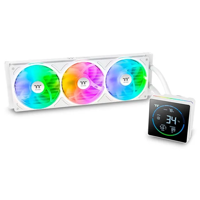 Cooler Thermaltake TH360-S V3, vista em perspectiva.