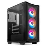 Gabinete Mancer Ward V2, variante Preto, vista principal