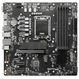 Placa-mãe MSI PRO B760M-P, vista frontal, sem perspectiva