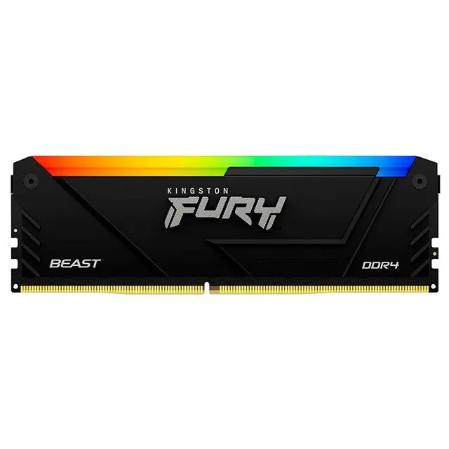Memória RAM Kingston FURY Beast RGB, 8 GB, 1 módulo(s), vista lateral