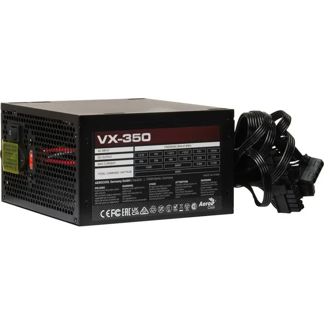 Aerocool Stealth VX-350 350 W, vista em perspectiva