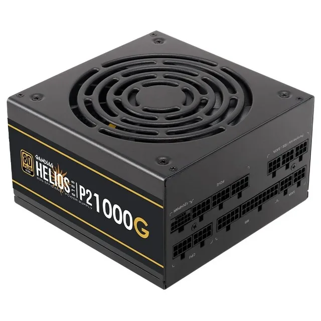 Gamdias HELIOS P2-1000G 1000 W, vista em perspectiva