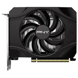 PNY GeForce RTX 5050 Single Fan, vista frontal das ventoinhas