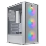 Gabinete Mancer Narok V2, variante branco, vista do produto