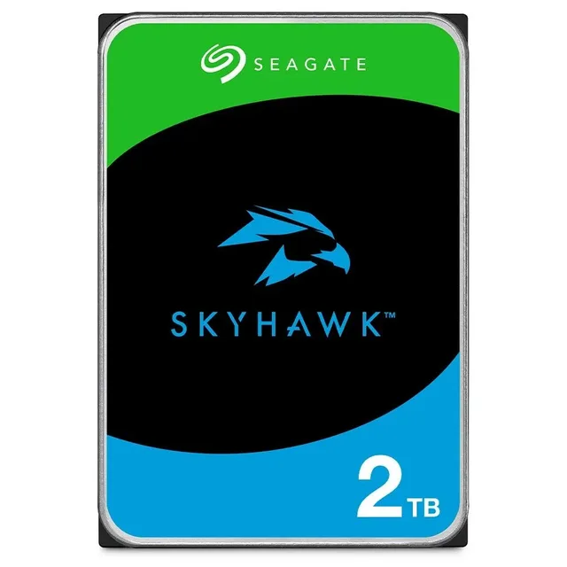 Seagate SkyHawk 2 TB, vista da etiqueta