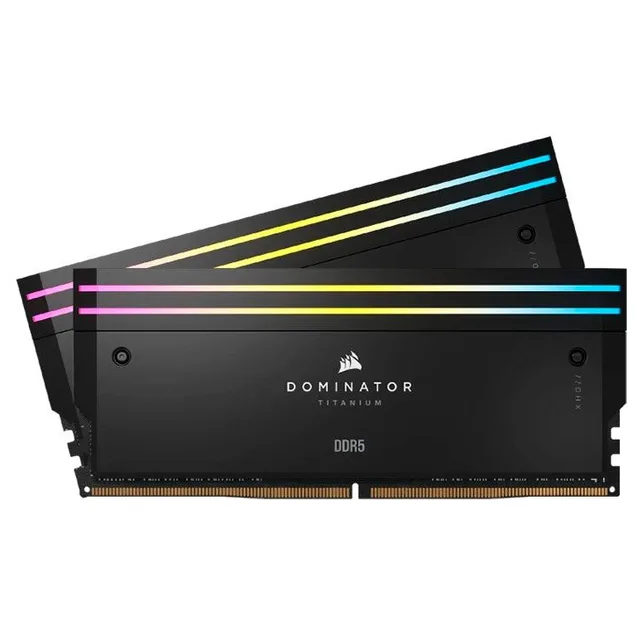 Memória RAM Corsair DOMINATOR TITANIUM RGB, 32 GB, 2 módulo(s), vista lateral