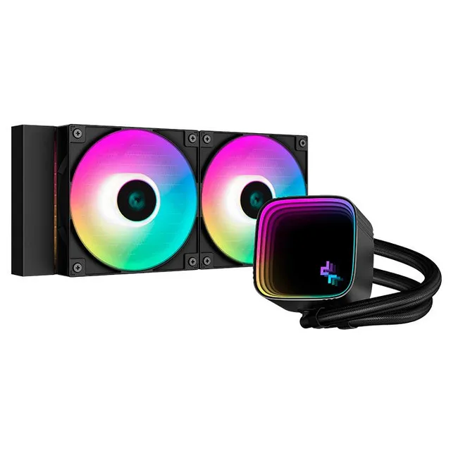 Cooler DeepCool LS520 SE, vista em perspectiva.