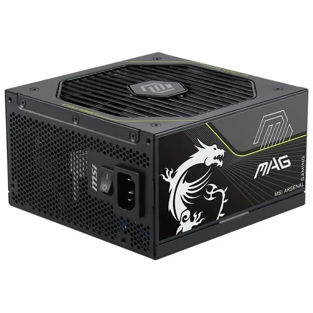 MSI MAG A1200PLS PCIE5 1200 W, vista em perspectiva