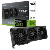 Placa de vídeo ASUS GeForce RTX 5080 Prime OC, vista principal