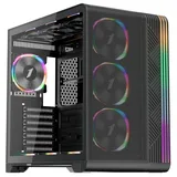 Gabinete 1STPLAYER VT7, vista frontal e lateral