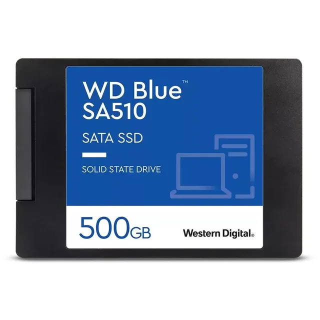 Western Digital WD Blue SA510 500 GB, vista da etiqueta