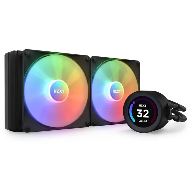 NZXT Kraken Elite 280 RGB, vista em perspectiva