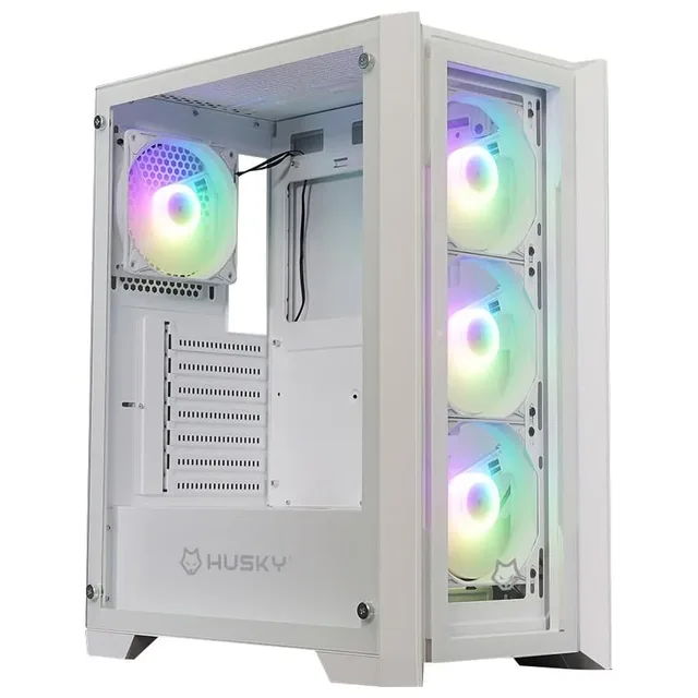 Gabinete Husky Dome 100, vista frontal e lateral