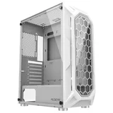 Gabinete Alseye Heir, branco, vista frontal e lateral
