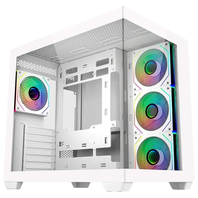 Gabinete Cooler Master Elite 681, vista frontal e lateral