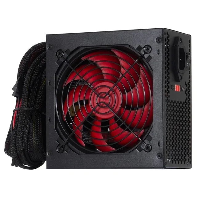 Fortrek Crusader 500 W, fonte em perspectiva sem embalagem