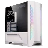 Gabinete Lian Li Lancool 2 Lateral Vidro Temp Branco, branco, vista frontal e lateral