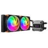 Cooler Cougar POSEIDON ULTRA 240, vista em perspectiva.