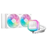 Cooler DeepCool LP240, vista em perspectiva.