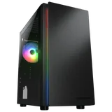 Gabinete Cougar Purity RGB, variante preto, vista do produto