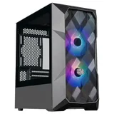 Gabinete Cooler Master MasterBox TD300 Mesh, vista frontal e lateral