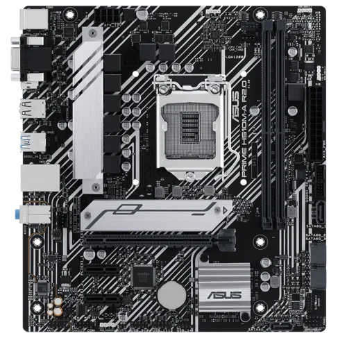 Placa-mãe ASUS Prime H510M-A R2.0, vista principal